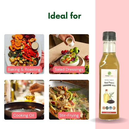 Image 4 of Poddar Farms Wood Pressed Sesame Oil