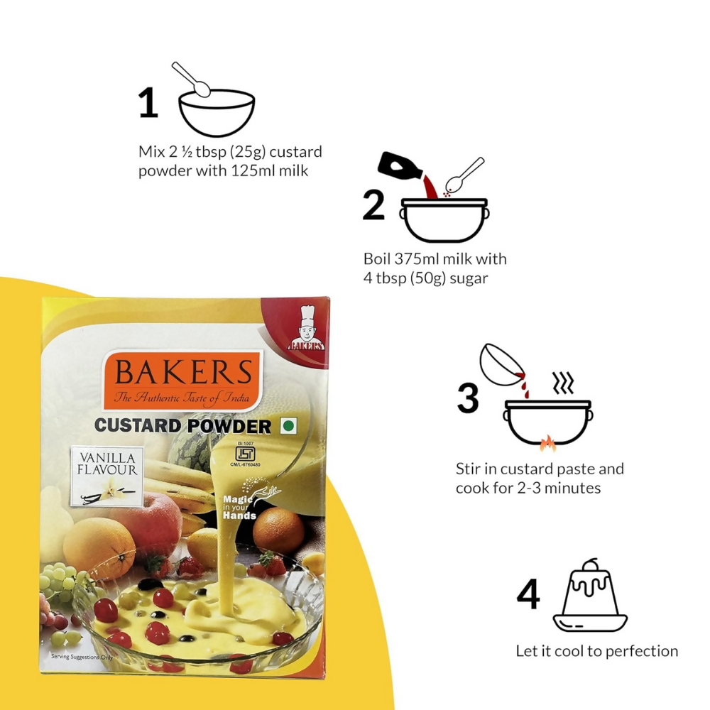 Image 4 of BAKERS Vanilla Flavored Custard Powder