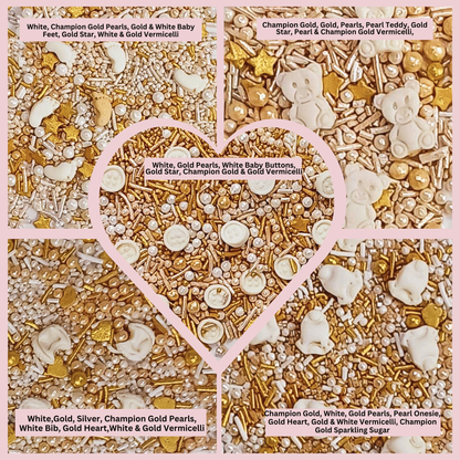 Image 3 of Confect Baby Shower Sprinkles |Edible Sprinkles For Cake & Cupcake Decoration