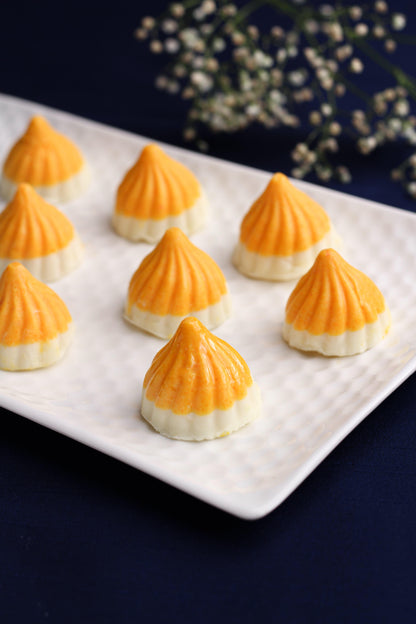 Image 3 of Box of 8 for the product Misree Chocolate Mango Modak
