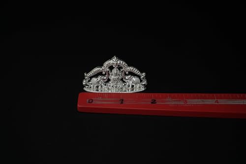 Image 3 of Dista Silvers Lakshmi Ji with Elephant Idol 19.11 Grams