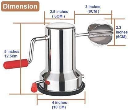 Image 2 of Generic Stainless Steel Coconut Scraper with Vacuum Base