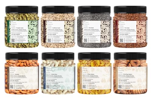 Image 3 of Lila Dry Fruits Superseeds and DryFruits Combo - 800 gm (100 Gms x 8)