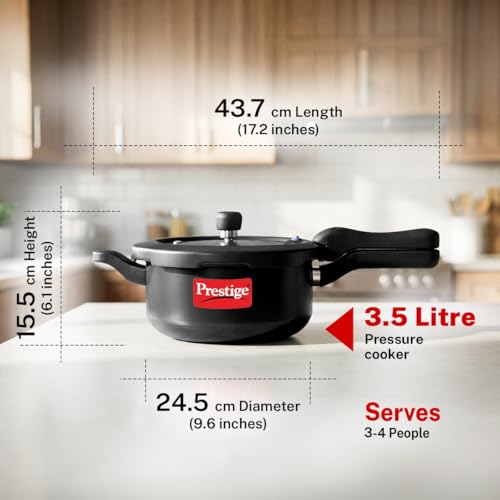 Image 4 of Prestige Svachh Outer Lid Pressure Cooker Hard Anodized Body