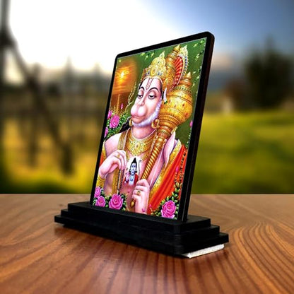Image 2 of Bajrangbali Idol (Wooden/Size 4x5 in) Showpiece for Bedroom Figurine for Living Room