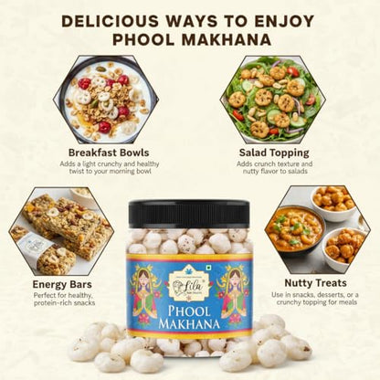 Image 3 of LILA DRY FRUITS Makhana Fox Nuts 200gms