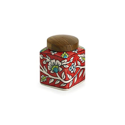Image 6 of ExclusiveLane Studio Pottery Airtight Ceramic Jars for Kitchen Storage 240 ml