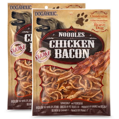 Image 5 of Smoke / 130 g (Pack of 2) for the product Foodie Puppies Dogaholic Chicken Bacon Treats for Dogs