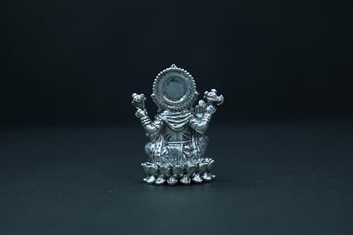 Image 3 of Dista Silvers Antique Lotus Ganesh 43.75g