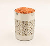 Image 1 of Xtra Large for the product Spillbox Stainless Steel Rice Measuring Padi Uzhakku 50g Capacity 120ml