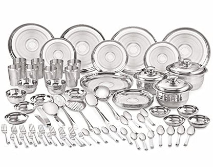 Image 5 of 101 Pcs for the product neelam Stainless Steel Dinner Set