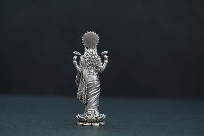 Image 3 of Dista Silvers Antique Laxmi Small Standing 37.09G