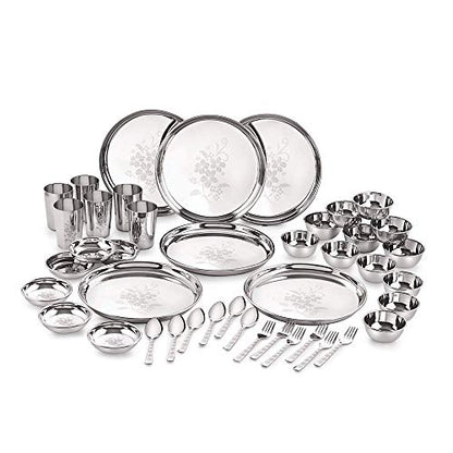 Image 3 of Standard for the product neelam Stainless Steel Dinner Set