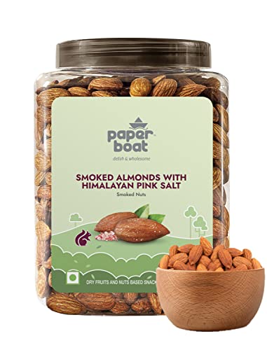 Image 4 of Roasted Almonds / 1 kg (Pack of 1) for the product Paper Boat Premium Smoked and Roasted Almonds
