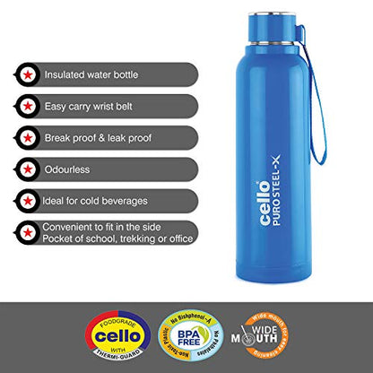 Image 3 of Cello Puro Steel-X Benz 900 Water Bottle 730 ml