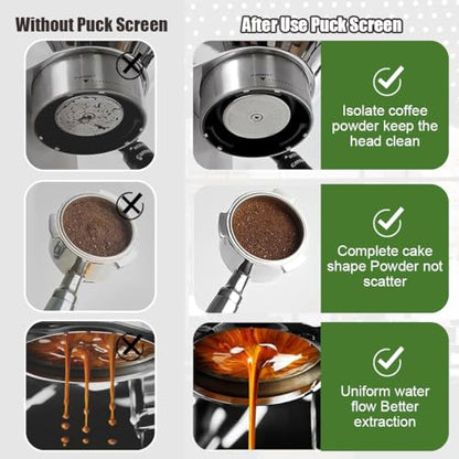 Image 7 of Supvox 51mm Reusable Puck Screen for Espresso Portafilter 1.7mm Thickness