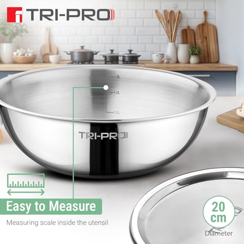 Image 7 of BERGNER Tripro Triply Stainless Steel Cook and Serve Tasla/Tasra