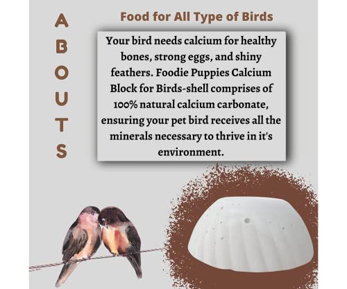 Image 5 of Foodie Puppies Calcium Block Bird Food - 250g