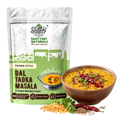 Image 2 of 100 g (Pack of 1) for the product SAATYAKI NATURALS Dal Tadka Masala -50gm