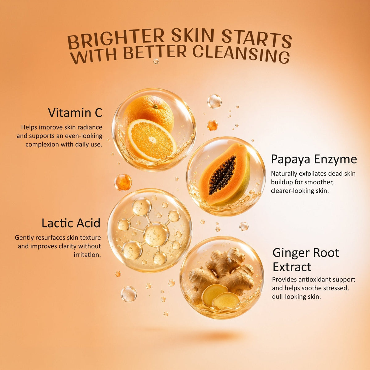 Image 4 of Velleja De-Tan & Exfoliating Face Wash | Vitamin C Tan Removal & Brightening Face Cleanser
