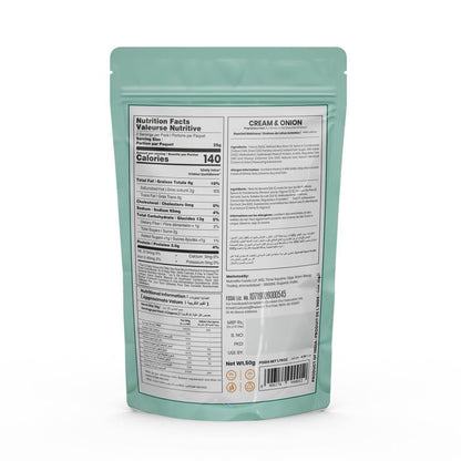 Image 3 of Heeva Roasted Makhana Cream n Onion 50g Pack of 2