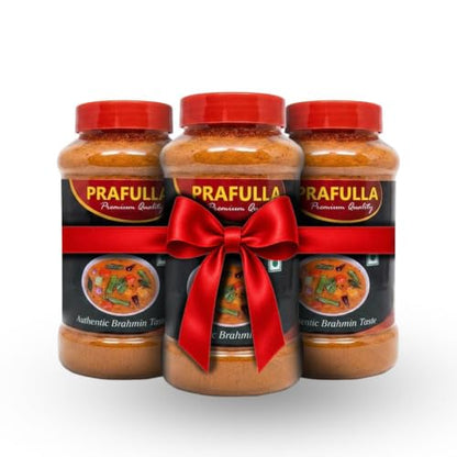 Image 1 of Default Title for the product PRAFULLA Sambar Powder, Pack of 3, 250g each