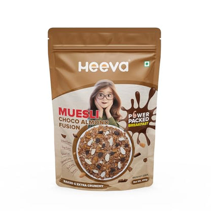Image 1 of Default Title for the product Heeva 12g Protein Muesli Choco Almond 450g