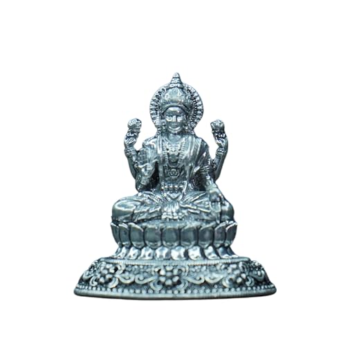 Image 1 of Default Title for the product Dista Silvers Antique Lotus Laxmi 17.40g