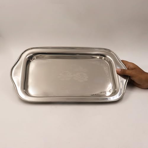 Image 6 of Spillbox Stainless Steel Multipurpose Serving Tray 37cm