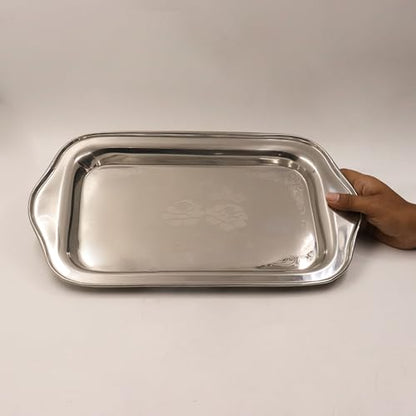 Image 6 of Spillbox Stainless Steel Multipurpose Serving Tray 37cm