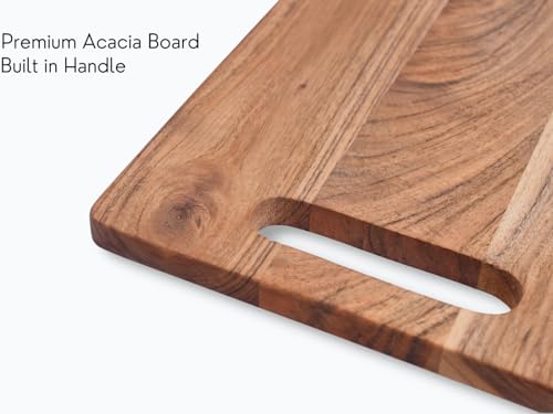 Image 3 of Vesta Homes Wooden Chopping Board, Cutting Board, Serving Tray 33x21.5x1.5 cms