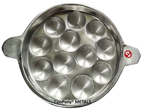 Image 1 of Default Title for the product CooPany Aluminium 12 Kuli Appam Patra/Paniyaram Pan/Paniyara Kallu