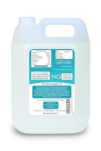 Image 2 of HAYYAN Extra Virgin Coconut Oil - Cold Pressed - 5 Litres