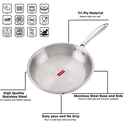 Image 15 of HAZEL Triply Stainless Steel Fry Pan
