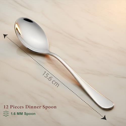 Image 7 of Parage Stainless Steel Table Spoon Set of 12