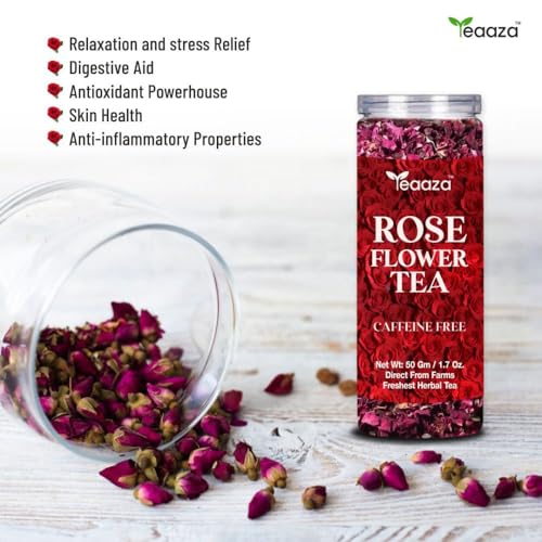 Image 4 of Teaaza Rose Flower Tea - Grade A| 50 Grams