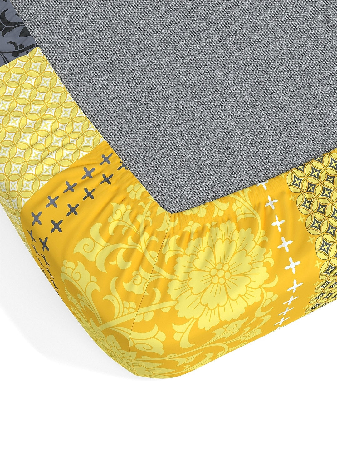 https://cdn.shopify.com/s/files/1/1857/6931/products/3ed51717-d67b-44cd-a5d4-858c5aa168b31694485508769DreamscapeYellowBlackEthnicMotifs140TCSingleBedsheetwith1Pil4.jpg?v=1703241843