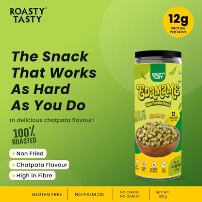Image 3 of Roasty Tasty Roasted Edamame Beans Chatpata 125g