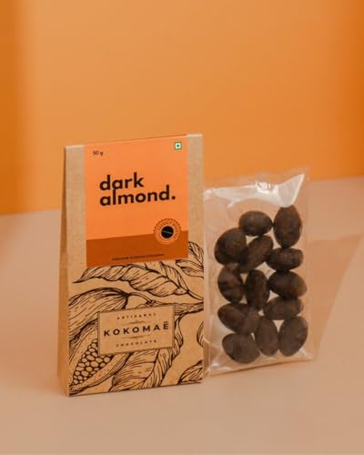 Image 5 of KOKOMAE Dragess Dark Chocolate Coated Almonds 50g Pack of 2