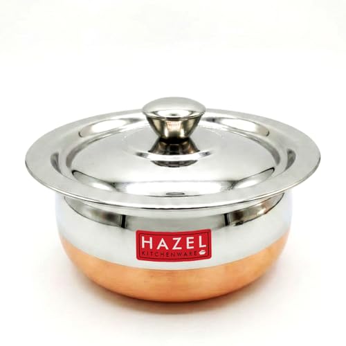 Image 7 of HAZEL Copper Bottom Handi Medium 1200 ml with Lid