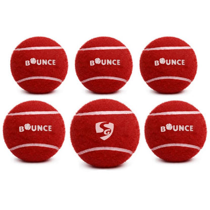 Image 1 of Default Title for the product SG Cricket Balls Bounce (Heavy) Pack of 6