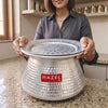 Image 1 of Default Title for the product HAZEL Aluminium Handi with Lid 26 cm | 7200 ML