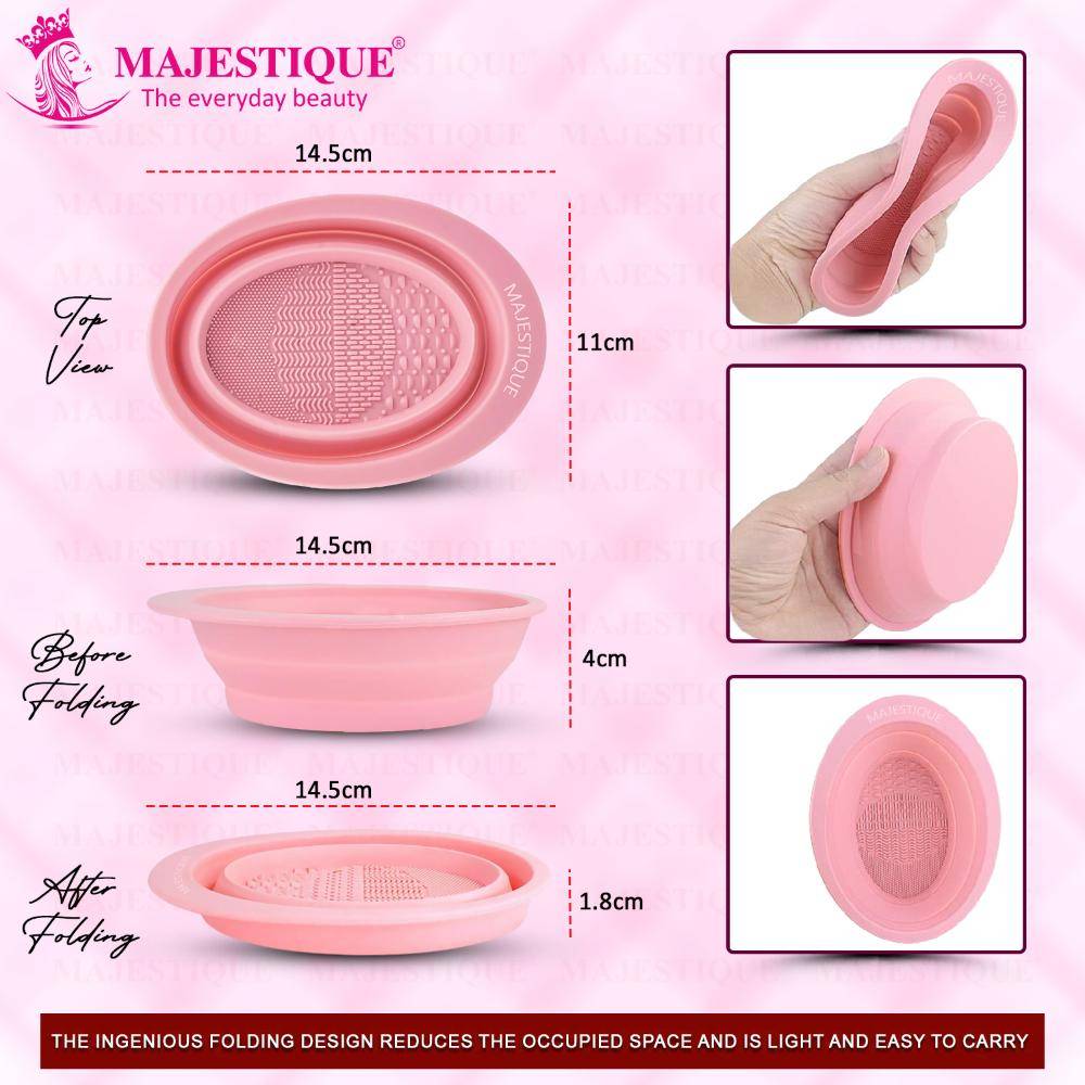 Image 3 of Majestique Silicone Makeup Brush Cleaner Pad
