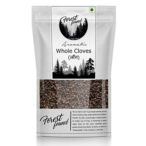 Image 1 of 900 gm / Pack of 1 for the product Forest Found Whole Cloves Kerala Origin Raw Clove Sabut Natural Spices Lavang Laung Sabut