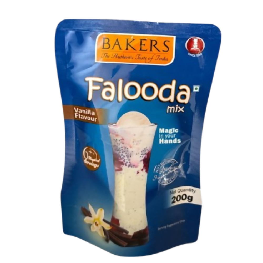 Image 1 of 200 gm / Pack of 3 for the product BAKERS Vanilla Flavored Falooda Mix