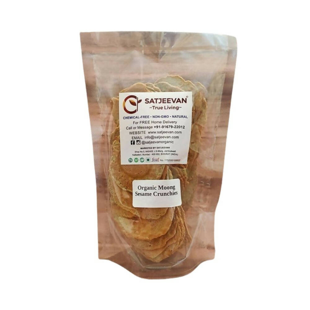 Image 1 of Satjeevan Organic Moong Sesame Crunchies