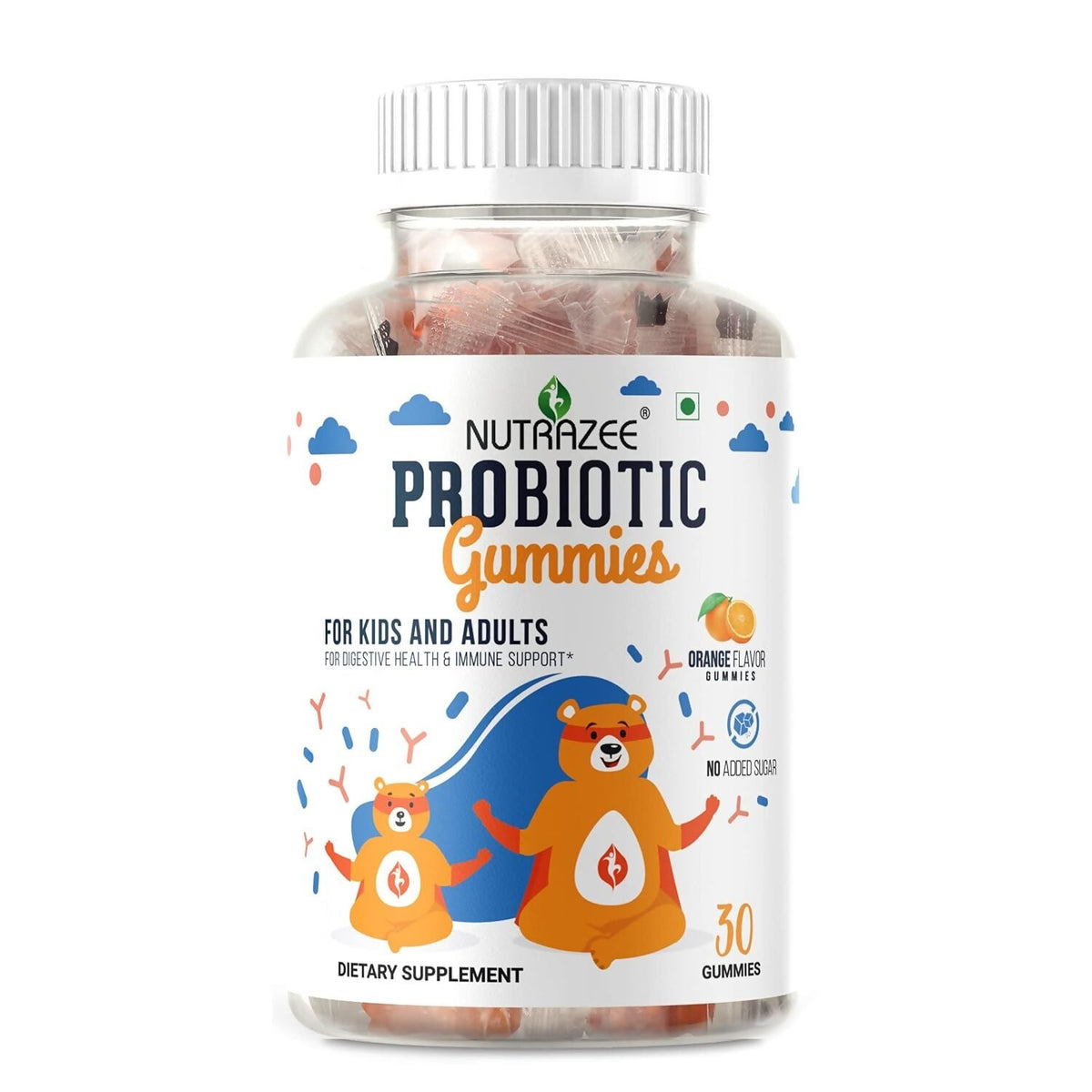Image 1 of Nutrazee Probiotic Gummies For Kids & Adults