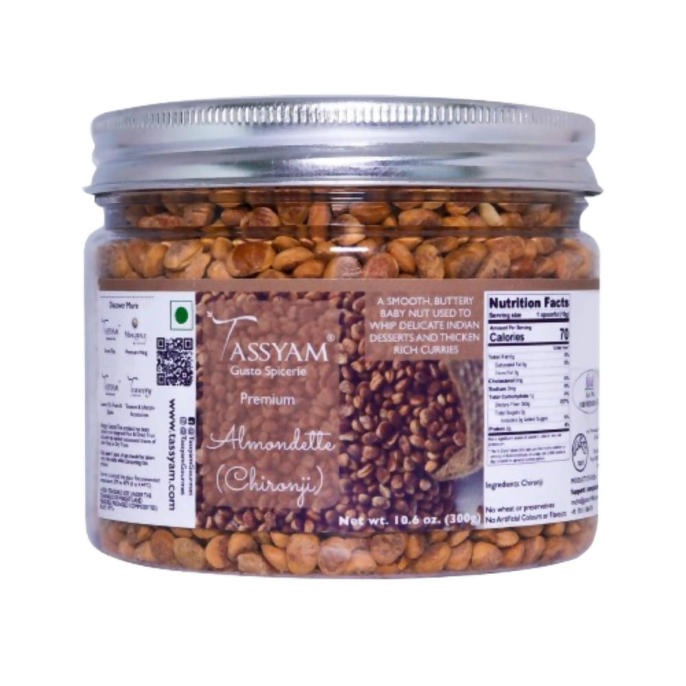 Image 1 of 300 gm for the product Tassyam Organics Exotic Almondettes