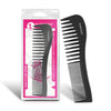Image 1 of 1 pc for the product Majestique Professional 7.4 Inch Black Carbon Fiber Anti Static Comb for All Hair Types