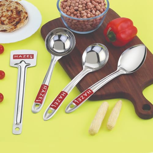 Image 2 of HAZEL Stainless Steel Kitchen Tools Spoon Set of 4
